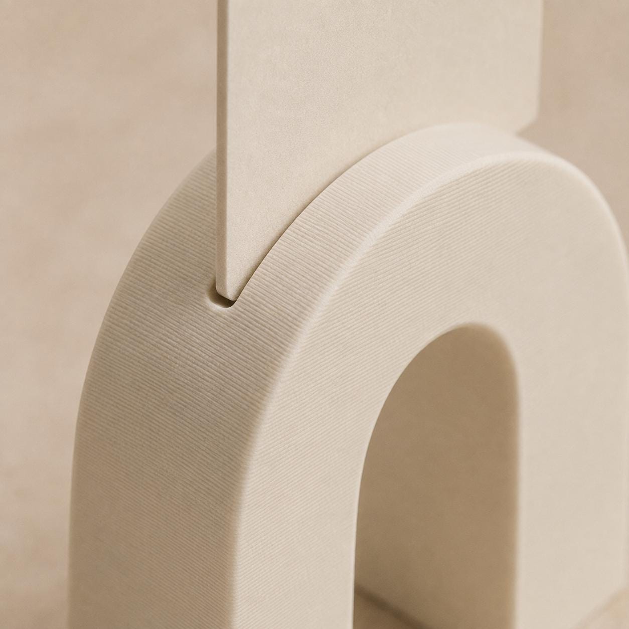 Set da 10 Portacartellini Moderni ad Arco in PLA | Supporti 3D per Ristoranti, Hotel e Buffet